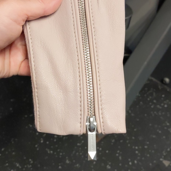 Bcbg pink leather jacket - Picture 7 of 8